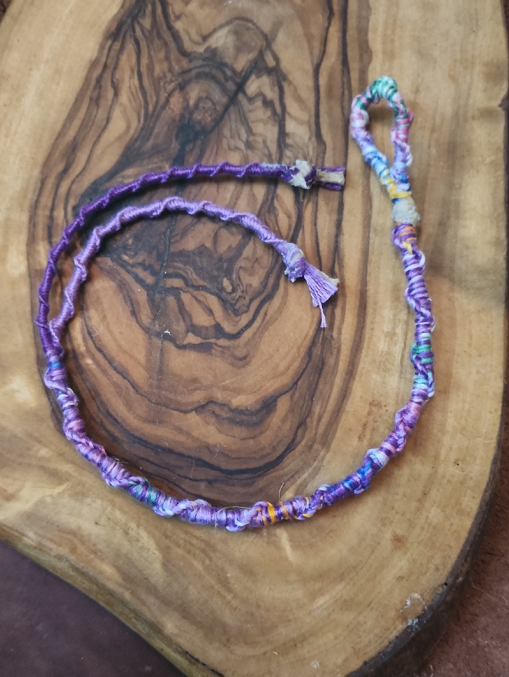 SALE 💵🏃‍♀️💨 Handmade Macrame Purple Friendship Bracelet